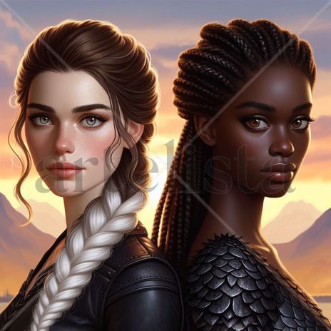 Violet and Rhiannon