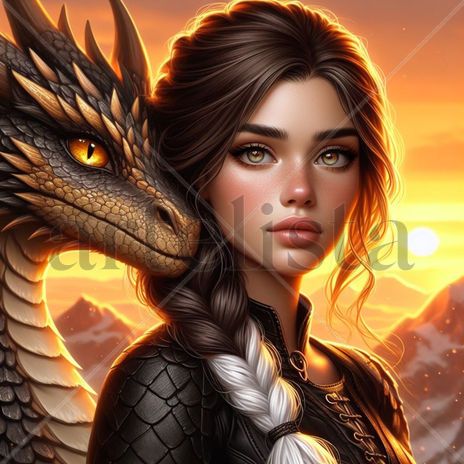 Violet and Andarna