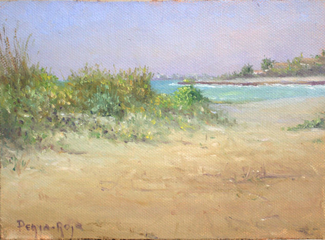 Playa Grau,Moncofa Oil Canvas Marine Painting