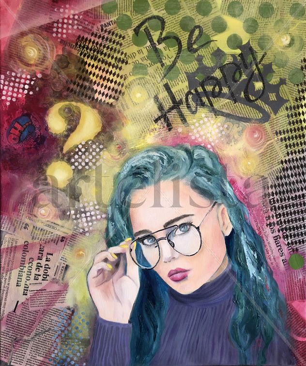 Mujer Pop Art Moda Woman Painting