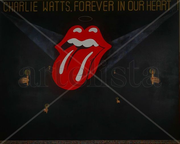 The Rolling Stones Acrylic Canvas Others