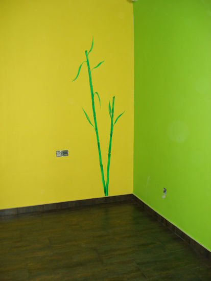 pintura decorativa en pared 