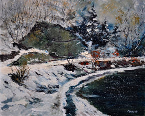 River in winter