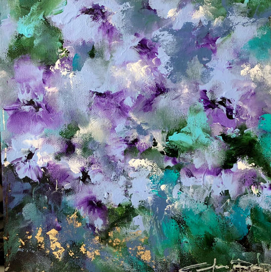 FLORES Acrylic Canvas Floral Painting