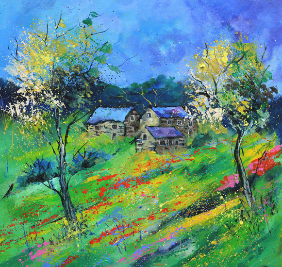 Spring 7724 Oil Canvas Landscaping