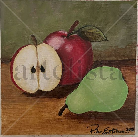 Bodegón de frutas Acrylic Canvas Still Life Paintings