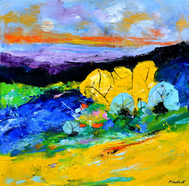 Summer abstract landscape
