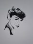 Audrey Hepburn retrato.