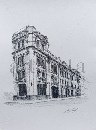 Lima - Perú "EDIFICIO GIACOLETTI" (1912 -2018) Tinta