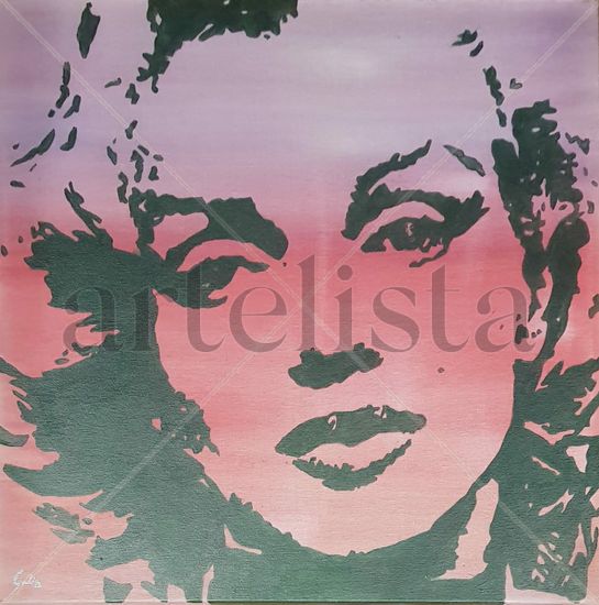 MARILYN 3 Acrylic Canvas Figure Painting