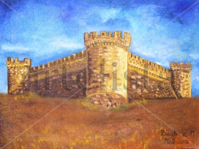 La soledad del castillo Oil Canvas Landscaping