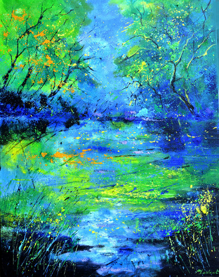 Magic pond 9724 Oil Canvas Landscaping