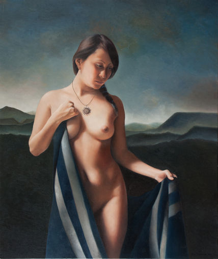 Chal azul