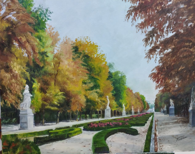 Paseo de las Estatuas Oil Canvas Others