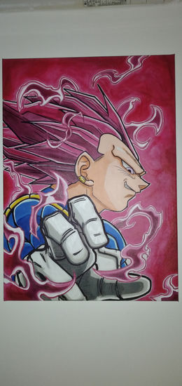 Vegeta Ultra Ego Acrylic Canvas Others