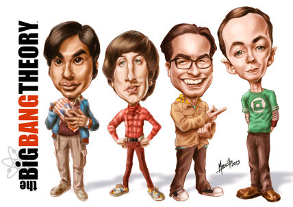 Caricatura Big bang...