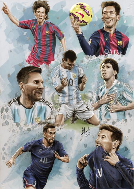 Retrato de Messi