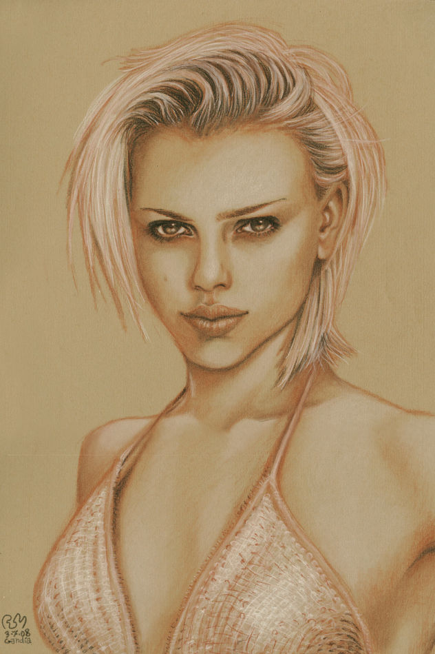 Retrato de Scarlett Johansson