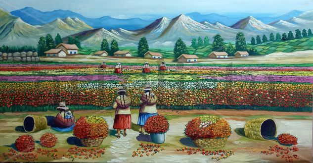 Casecha Oil Canvas Landscaping