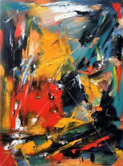 Abstract 1264 Acrylic Canvas Others