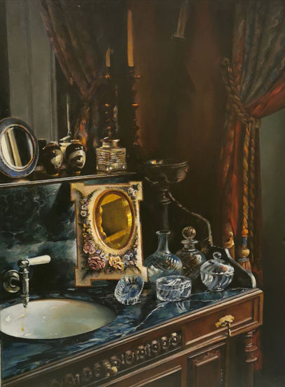 Museo Cerralbo_detalle lavabo Oil Canvas Still Life Paintings