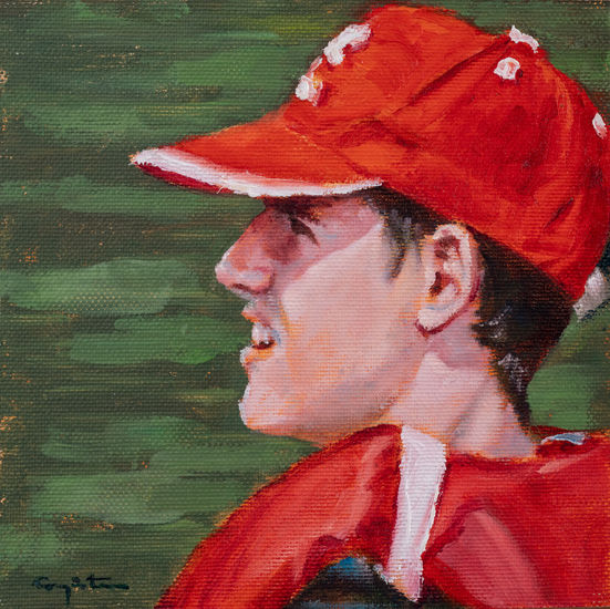 JOVEN PIRAGUISTA Oil Canvas Portrait