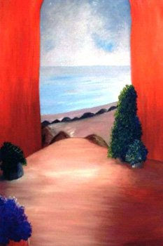 Portal a la naturaleza Oil Canvas Landscaping