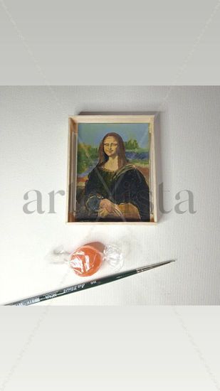 Replica en miniatura Oil Canvas Portrait