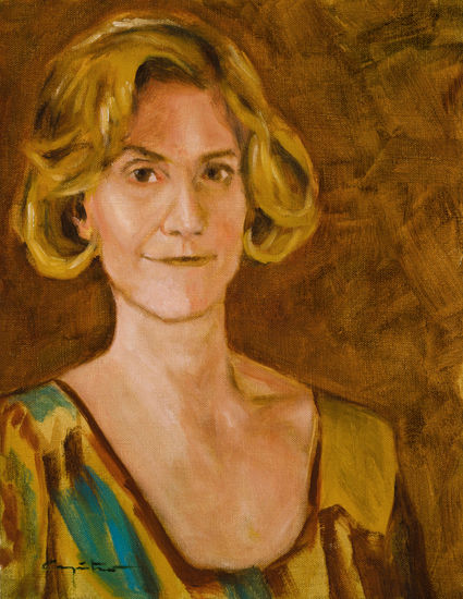 MARTHA CRAVEN NUSSBAUM Oil Canvas Portrait