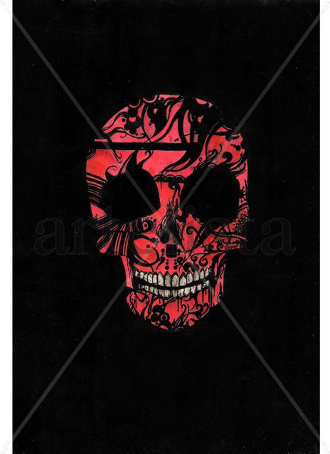 Calavera roja