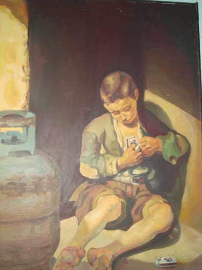 Holocausto Oil Canvas Figure Painting