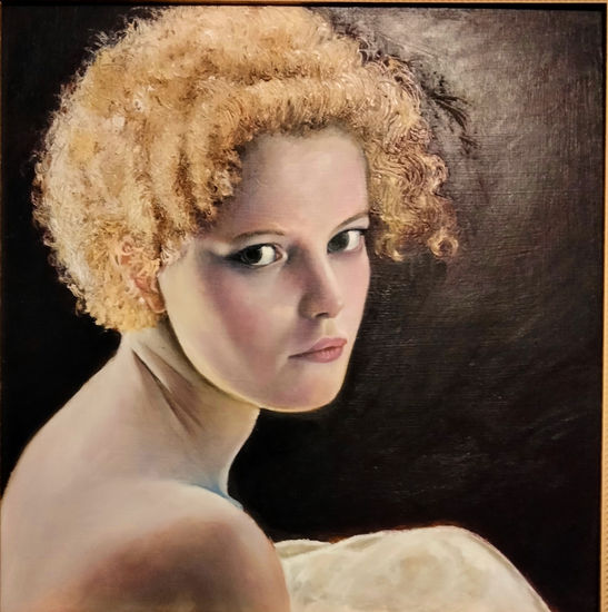 Clara Oil Panel Portrait