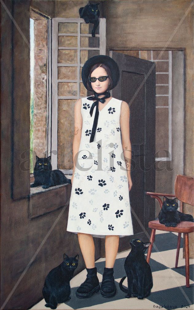 Contemporary portrait "Inhabitants"