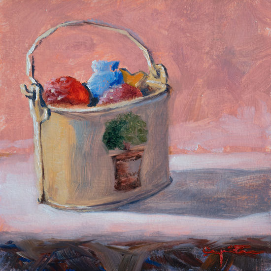 La jabonera de Elena Oil Panel Still Life Paintings