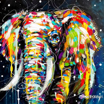 Colorful elephant