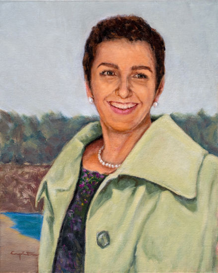 Mi madre Óleo Lienzo Retrato