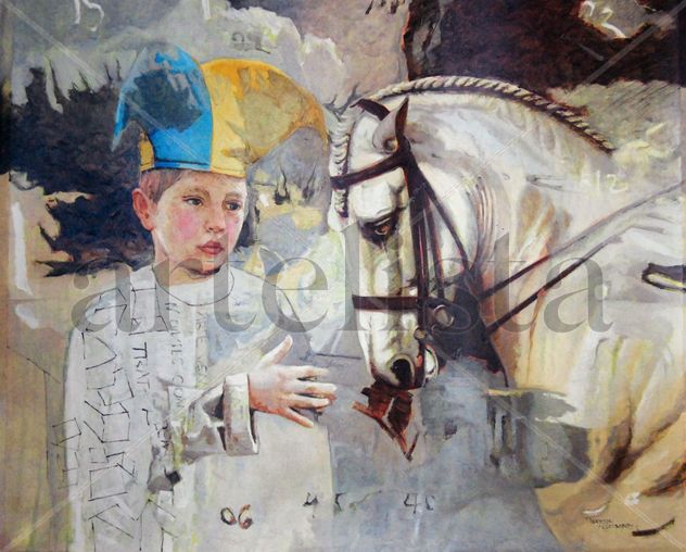 Wilmer Escalante, Encuentro, Niño Arlequín y Caballo