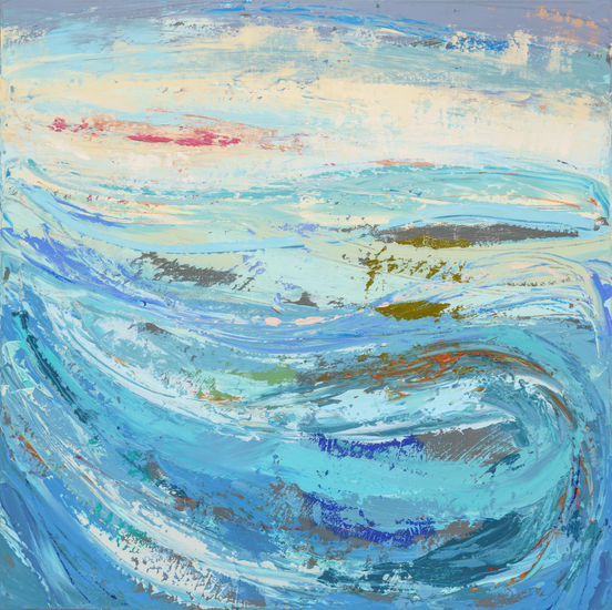 Emotional seascape Acrylic Canvas Marine Painting