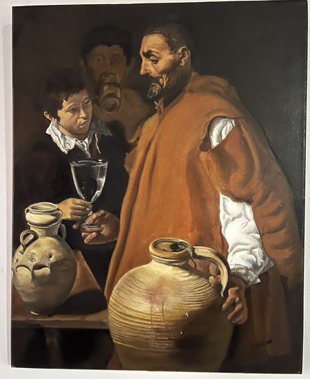 Réplica Aguador de Sevilla Oil Canvas Portrait