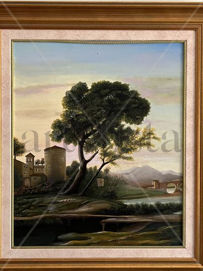 El esplendor del árbol Oil Canvas Landscaping