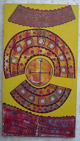 MUniEK# 118- MUNDO COM-PARTIDO  ( 55 X 98,5 ) A - P - T. Acrylic Others Others