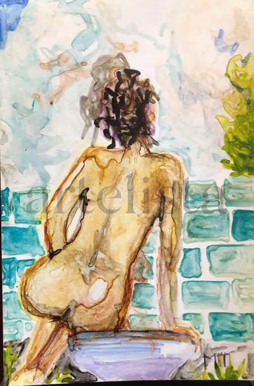 Tropico dos Watercolour Others Nude Paintings