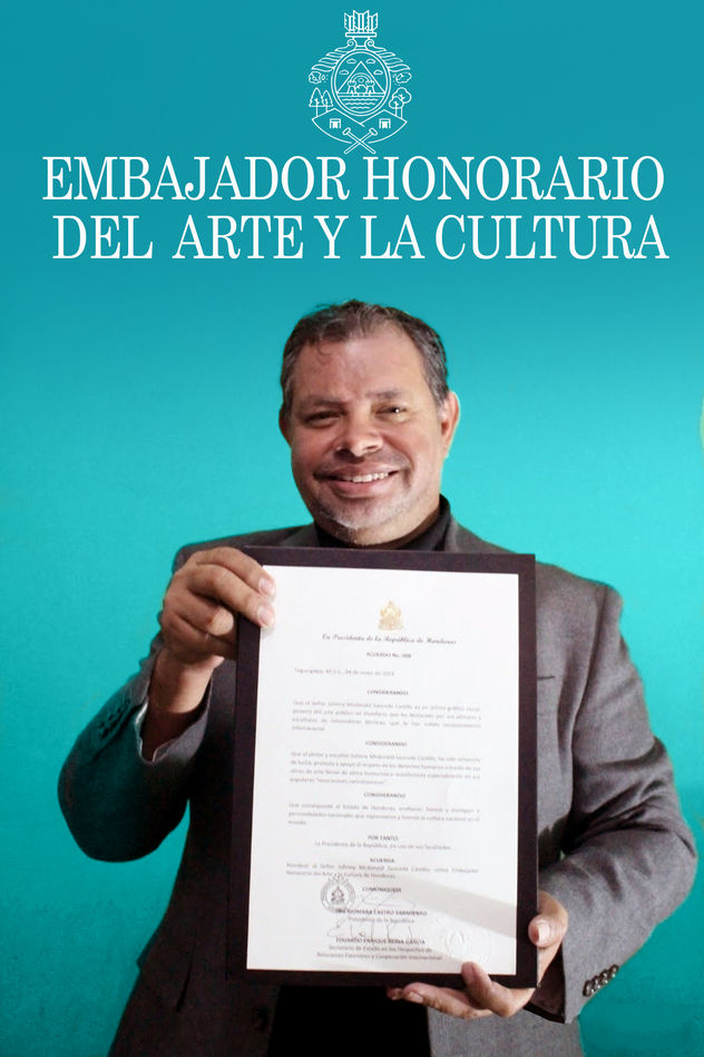 EMBAJADOR DEL ARTE Y LA CULTURA HONDUREÑA. JOHNNY MCDONALD