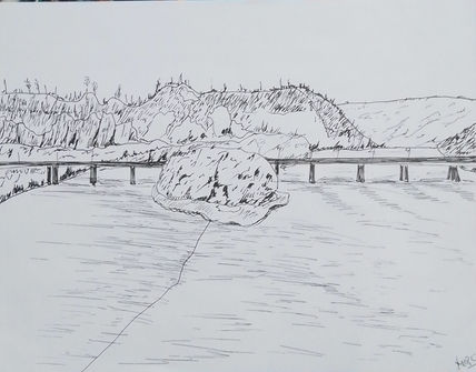 Puente sobre el río...