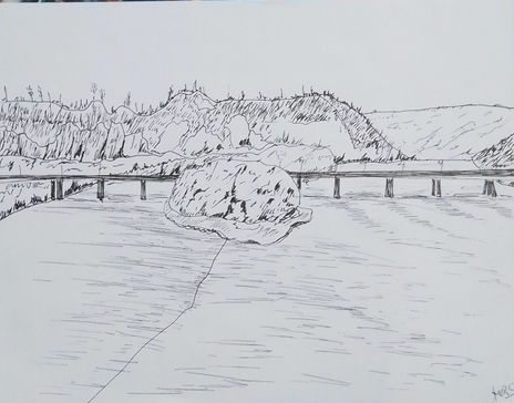 Puente sobre el río...