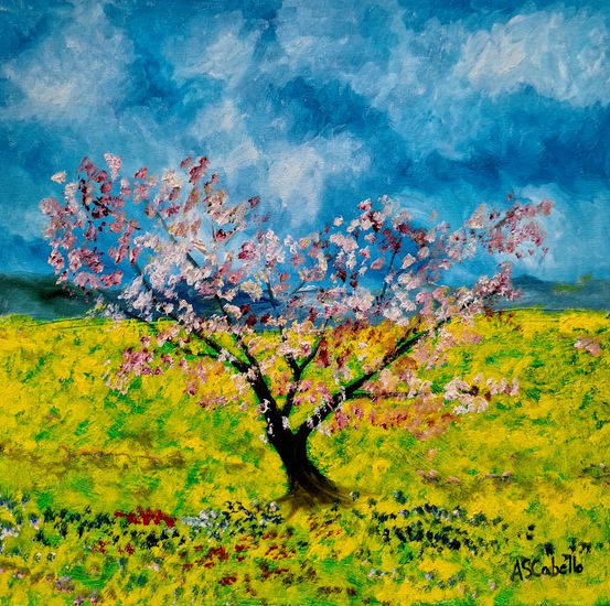 Armonía en la nueva primavera Oil Canvas Landscaping