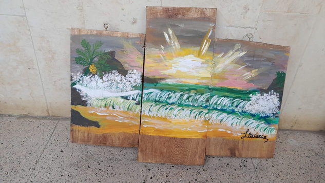 SOL, PLAYA Y ARENA Acrylic Panel Landscaping