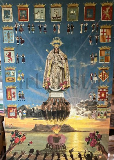 VIRGEN DE SAN ROQUE Oil Canvas Others