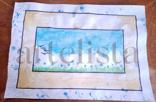 16 flores Watercolour Paper Landscaping