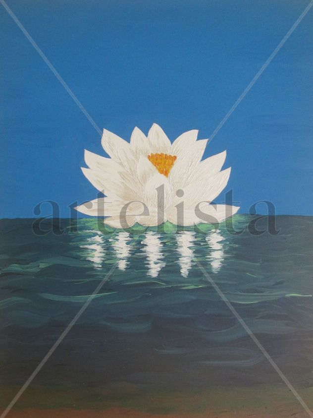 renacer flor de loto blanco